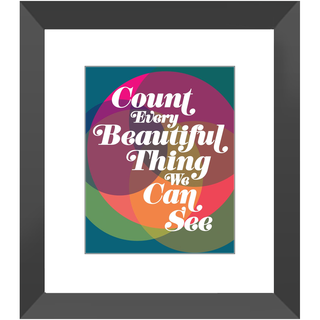 Count Every Beautiful Thing Desk Art