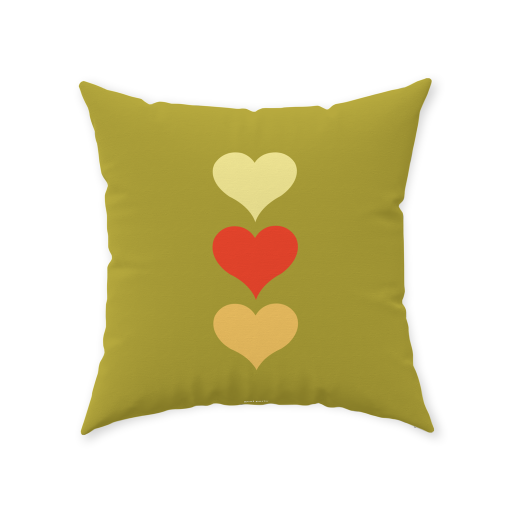 Giant Oliver Hearts Floor Pillow 40x40 Inch