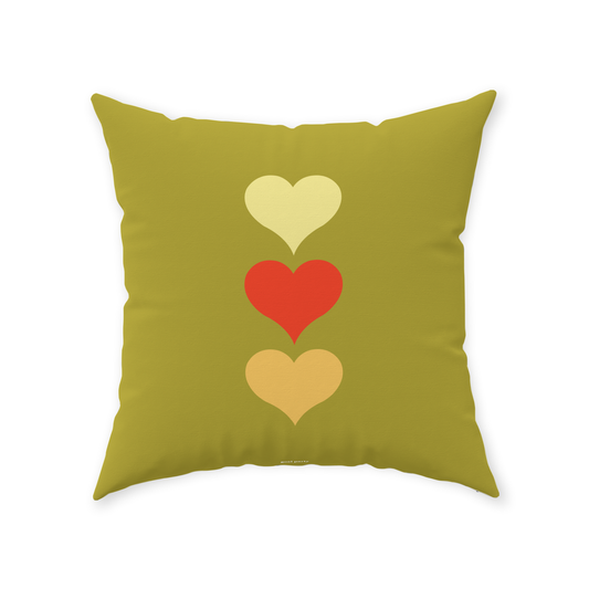 Giant Oliver Hearts Floor Pillow 40x40 Inch