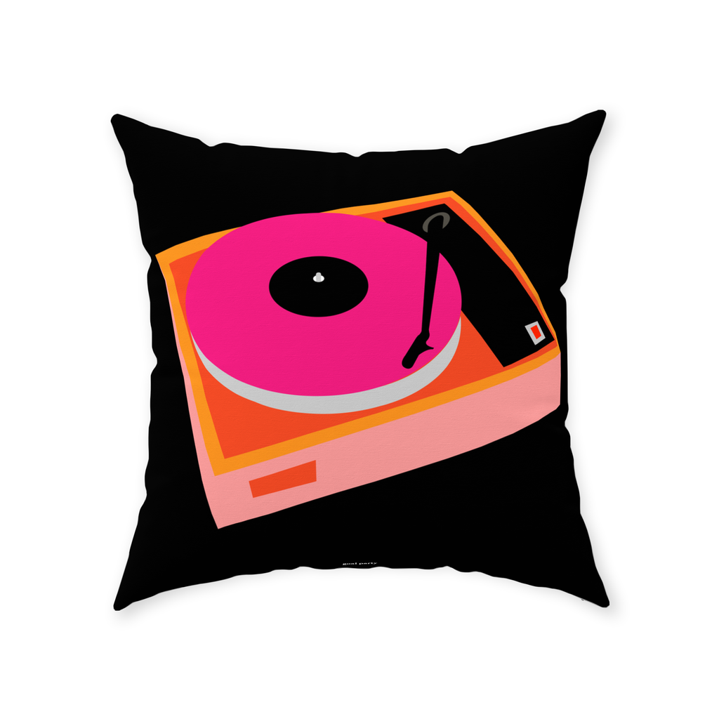 Giant Record Pillow Floor Pillow 40x40 Inch